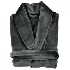 Vent Du Sud Peignoirs Et Chaussons De Bain Peignoir En Polyester Anthracite M Cm 11 Vent Du Sud Peignoirs Et Chaussons De Bain Peignoir En Polyester Anthracite M Cm -Gants de toilette Soldes peignoir en polyester anthracite m cm 4