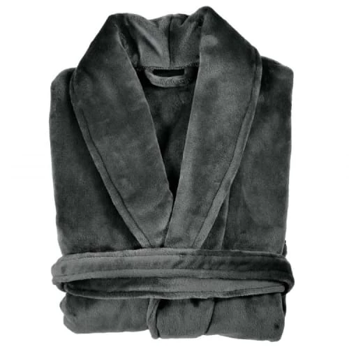 Vent Du Sud Peignoirs Et Chaussons De Bain Peignoir En Polyester Anthracite M Cm 6 Vent Du Sud Peignoirs Et Chaussons De Bain Peignoir En Polyester Anthracite M Cm – Image 4