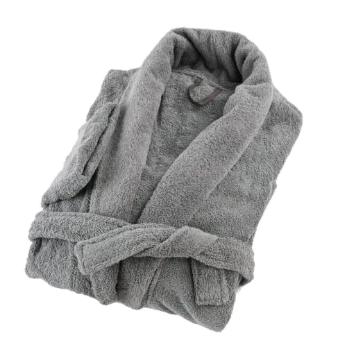 Linandelle Peignoirs Et Chaussons De Bain Peignoir éponge Col Chale En Coton Gris Souris 2xl 3 Linandelle Peignoirs Et Chaussons De Bain Peignoir éponge Col Chale En Coton Gris Souris 2xl