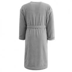 Sensei Maison Peignoirs Et Chaussons De Bain Peignoir Kimono Doublé Gris Perle M -Gants de toilette Soldes peignoir kimono double gris perle m 2