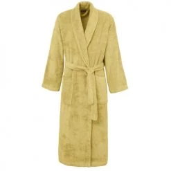 Sensei Maison Peignoirs Et Chaussons De Bain Peignoir Mixte Col Châle 400 G/m² Miel L