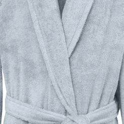 Sensei Maison Peignoirs Et Chaussons De Bain Peignoir Mixte Col Châle 400 G/m² Nuage M -Gants de toilette Soldes peignoir mixte col chale 400 g m2 nuage m 2