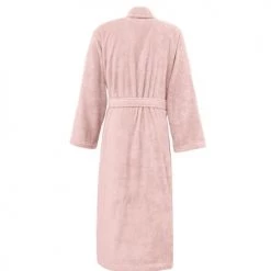 Sensei Maison Peignoirs Et Chaussons De Bain Peignoir Mixte Col Châle 400 G/m² Poudre M -Gants de toilette Soldes peignoir mixte col chale 400 g m2 poudre m 1