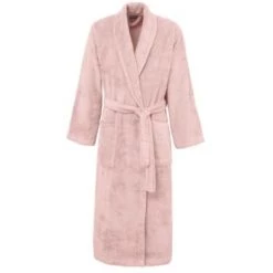 Sensei Maison Peignoirs Et Chaussons De Bain Peignoir Mixte Col Châle 400 G/m² Carbone S -Gants de toilette Soldes peignoir mixte col chale 400 g m2 poudre s 5