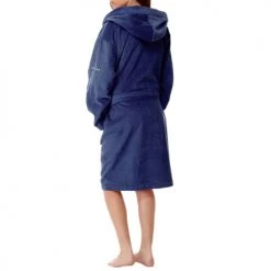 Naf Naf Peignoirs Et Chaussons De Bain Peignoir Mixte - Coton 380 G/m2 Aigue-marine M-L -Gants de toilette Soldes peignoir mixte coton 380 g m2 aigue marine m l 3