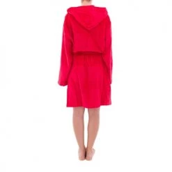 Naf Naf Peignoirs Et Chaussons De Bain Peignoir Mixte - Coton 380 G/m2 Blanc M-L -Gants de toilette Soldes peignoir mixte coton 380 g m2 blanc m l 2