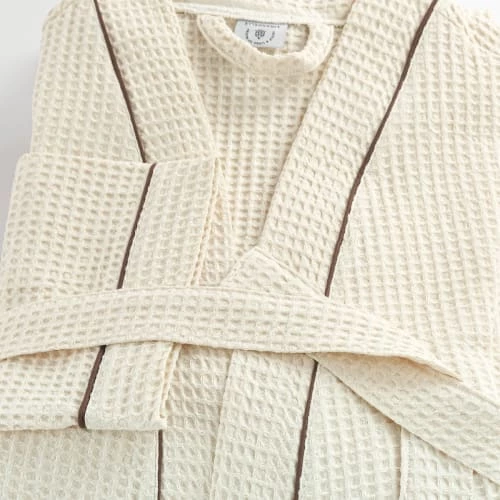 Linandelle Peignoirs Et Chaussons De Bain Peignoir Nid D'abeille En Coton Ivoire S 5 Linandelle Peignoirs Et Chaussons De Bain Peignoir Nid D'abeille En Coton Ivoire S – Image 3