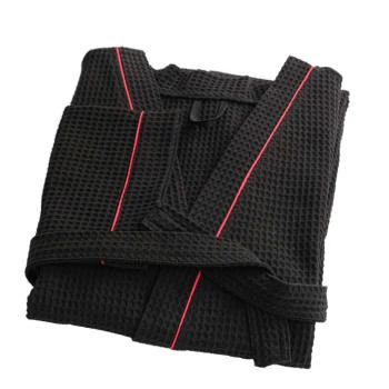 Linandelle Peignoirs Et Chaussons De Bain Peignoir Nid D'abeille En Coton Blanc 8xl 8 Linandelle Peignoirs Et Chaussons De Bain Peignoir Nid D'abeille En Coton Blanc 8xl – Image 6