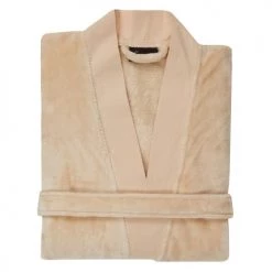 Sensei Maison Peignoirs Et Chaussons De Bain Peignoir Polaire Kimono Ficelle S -Gants de toilette Soldes peignoir polaire kimono ficelle s 3