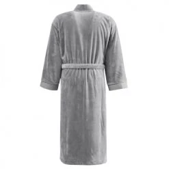 Sensei Maison Peignoirs Et Chaussons De Bain Peignoir Polaire Kimono Gris Perle XL -Gants de toilette Soldes peignoir polaire kimono gris perle xl 1