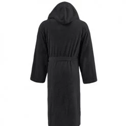 Sensei Maison Peignoirs Et Chaussons De Bain Peignoir Polaire Mixte à Capuche Carbone L -Gants de toilette Soldes peignoir polaire mixte a capuche carbone l 1