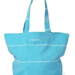 LeStoff France Accessoires Et Serviettes De Plage  Sac De Plage BIO Aqua 45 X 38 Cm