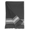 Sensei Maison Décoration De Jardin Serviette De Plage Carbone 100x180 Cm