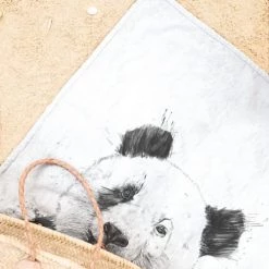 Juniqe Décoration De Jardin Serviette De Plage En éponge-velours En Blanc & Bleu 90x180 -Gants de toilette Soldes serviette de plage en eponge velours en blanc bleu 90x180 23