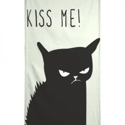 Juniqe Décoration De Jardin Serviette De Plage En éponge-velours En Blanc & Gris 90x180