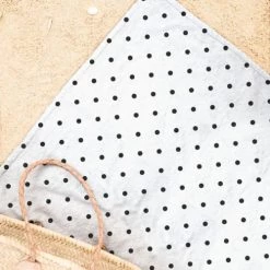 Juniqe Décoration De Jardin Serviette De Plage En éponge-velours En Blanc & Jaune 90x180 -Gants de toilette Soldes serviette de plage en eponge velours en blanc jaune 90x180 12