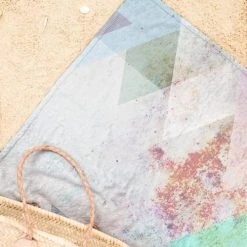 Juniqe Décoration De Jardin Serviette De Plage En éponge-velours En Blanc & Rose 90x180 -Gants de toilette Soldes serviette de plage en eponge velours en blanc rose 90x180 12