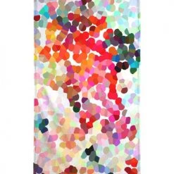 Juniqe Décoration De Jardin Serviette De Plage En éponge-velours En Bleu & Gris 90x180