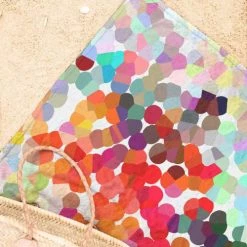 Juniqe Décoration De Jardin Serviette De Plage En éponge-velours En Bleu & Gris 90x180 -Gants de toilette Soldes serviette de plage en eponge velours en bleu gris 90x180 8