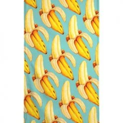 Juniqe Décoration De Jardin Serviette De Plage En éponge-velours En Bleu & Jaune 90x180