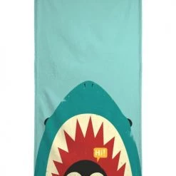 Juniqe Décoration De Jardin Serviette De Plage En éponge-velours En Bleu & Noir 90x180