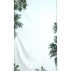 Juniqe Décoration De Jardin Serviette De Plage En éponge-velours En Bleu & Noir 90x180