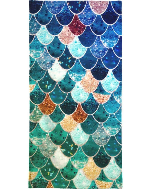 Juniqe Décoration De Jardin Serviette De Plage En éponge-velours En Bleu & Vert 90x180 3 Juniqe Décoration De Jardin Serviette De Plage En éponge-velours En Bleu & Vert 90x180