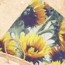 Juniqe Décoration De Jardin Serviette De Plage En éponge-velours En Gris & Jaune 90x180 -Gants de toilette Soldes serviette de plage en eponge velours en gris jaune 90x180 3