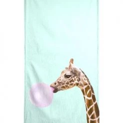 Juniqe Décoration De Jardin Serviette De Plage En éponge-velours En Marron & Rose 90x180