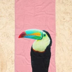 Juniqe Décoration De Jardin Serviette De Plage En éponge-velours En Multicolore & Noir 90x180 -Gants de toilette Soldes serviette de plage en eponge velours en multicolore noir 90x180 2