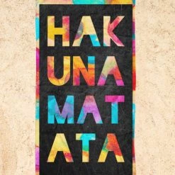 Juniqe Décoration De Jardin Serviette De Plage En éponge-velours En Multicolore & Noir 90x180 -Gants de toilette Soldes serviette de plage en eponge velours en multicolore noir 90x180 5