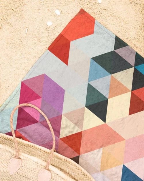 Juniqe Décoration De Jardin Serviette De Plage En éponge-velours En Multicolore & Rouge 90x180 4 Juniqe Décoration De Jardin Serviette De Plage En éponge-velours En Multicolore & Rouge 90x180 – Image 2