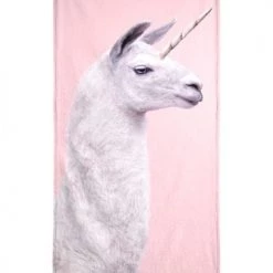 Juniqe Décoration De Jardin Serviette De Plage En éponge-velours En Rose 90x180