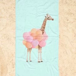 Juniqe Décoration De Jardin Serviette De Plage En éponge-velours En Rose & Turquoise 90x180 -Gants de toilette Soldes serviette de plage en eponge velours en rose turquoise 90x180 14