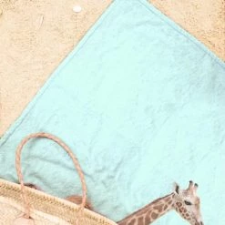 Juniqe Décoration De Jardin Serviette De Plage En éponge-velours En Rose & Turquoise 90x180 -Gants de toilette Soldes serviette de plage en eponge velours en rose turquoise 90x180 15