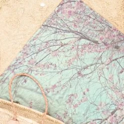 Juniqe Décoration De Jardin Serviette De Plage En éponge-velours En Rose & Turquoise 90x180 -Gants de toilette Soldes serviette de plage en eponge velours en rose turquoise 90x180 18