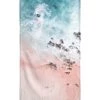Juniqe Décoration De Jardin Serviette De Plage En éponge-velours En Rose & Turquoise 90x180 -Gants de toilette Soldes serviette de plage en eponge velours en rose turquoise 90x180 7