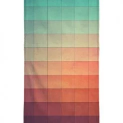 Juniqe Décoration De Jardin Serviette De Plage En éponge-velours En Turquoise & 90x180