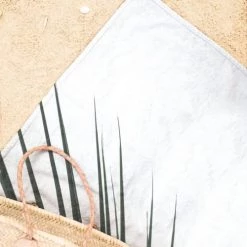 Juniqe Décoration De Jardin Serviette De Plage En éponge-velours En Turquoise & Vert 90x180 -Gants de toilette Soldes serviette de plage en eponge velours en turquoise vert 90x180 9