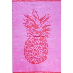 Le Comptoir De La Plage Accessoires Et Serviettes De Plage Serviette De Plage éponge Velours Fuschia Catalina 90 X 170