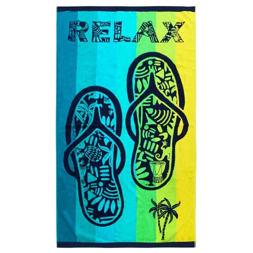 Le Comptoir De La Plage Accessoires Et Serviettes De Plage Serviette De Plage éponge Velours Jacquard Abaco 100x175 470g/m² 3 Le Comptoir De La Plage Accessoires Et Serviettes De Plage Serviette De Plage éponge Velours Jacquard Abaco 100x175 470g/m²