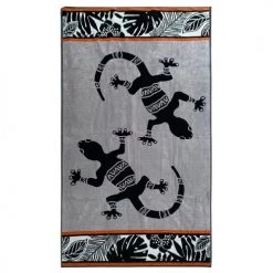 Le Comptoir De La Plage Accessoires Et Serviettes De Plage Serviette De Plage éponge Velours Jacquard Eldorado 95x175 440g/m²