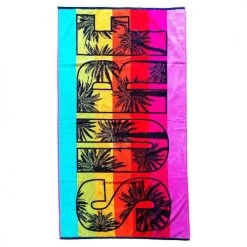 Le Comptoir De La Plage Accessoires Et Serviettes De Plage Serviette De Plage éponge Velours Jacquard Kymata 100x175 470g/m²