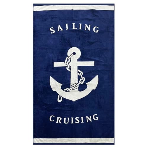 Le Comptoir De La Plage Accessoires Et Serviettes De Plage Serviette De Plage éponge Velours Jacquard Navio 100x175 470g/m² 3 Le Comptoir De La Plage Accessoires Et Serviettes De Plage Serviette De Plage éponge Velours Jacquard Navio 100x175 470g/m²