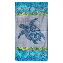 Le Comptoir De La Plage Accessoires Et Serviettes De Plage Serviette De Plage éponge Velours Jacquard Playamar 95x175 440g/m²