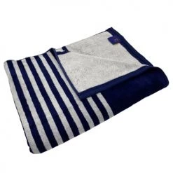 Le Comptoir De La Plage Accessoires Et Serviettes De Plage  Serviette De Plage éponge Velours Jacquard Stewart 100x175 470g/m² -Gants de toilette Soldes serviette de plage eponge velours jacquard stewart 100x175 470g m2 2