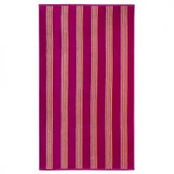 Le Comptoir De La Plage Accessoires Et Serviettes De Plage Serviette De Plage éponge Velours Milonga Fuchsia 90x170 400g/m²