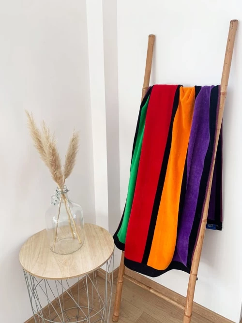 Le Comptoir De La Plage Accessoires Et Serviettes De Plage Serviette De Plage éponge Velours Muticlore Happy Fresh 100 X 175 7 Le Comptoir De La Plage Accessoires Et Serviettes De Plage Serviette De Plage éponge Velours Muticlore Happy Fresh 100 X 175 – Image 5