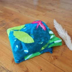 Le Comptoir De La Plage Accessoires Et Serviettes De Plage  Serviette De Plage éponge Velours Ronde Vert Tsamba 150 -Gants de toilette Soldes serviette de plage eponge velours ronde vert tsamba 150 3