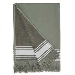 Sensei Maison Décoration De Jardin Serviette De Plage Eucalyptus 100x180 Cm